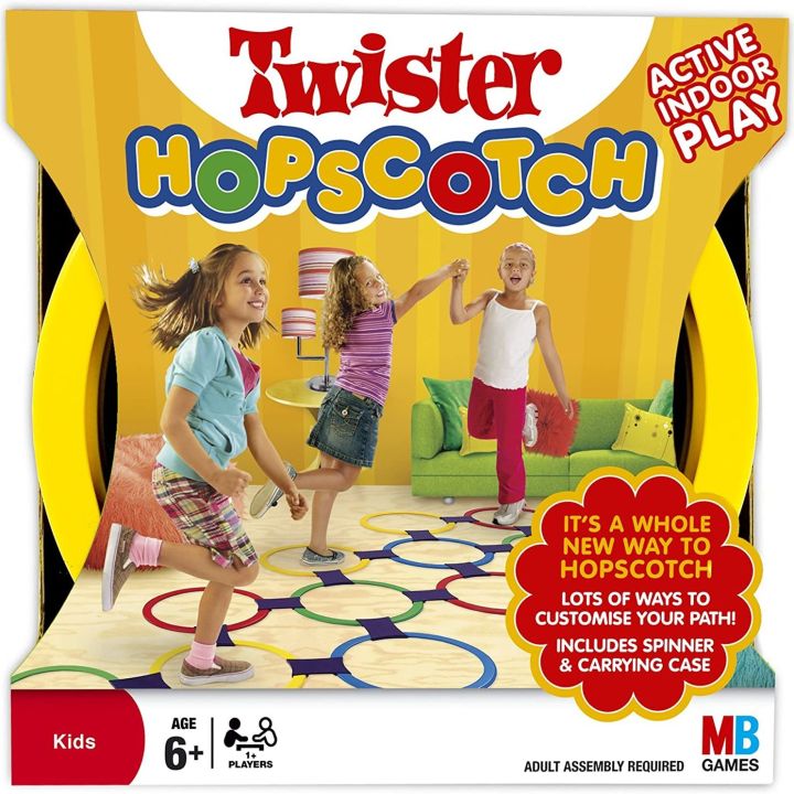kids Family Games Rings Twister Hopscotch Indoor & Out Door Game Set