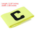 1 Pcs Football Soccer ArmBand Leader Match Captain Armband Adjustable MJ. 