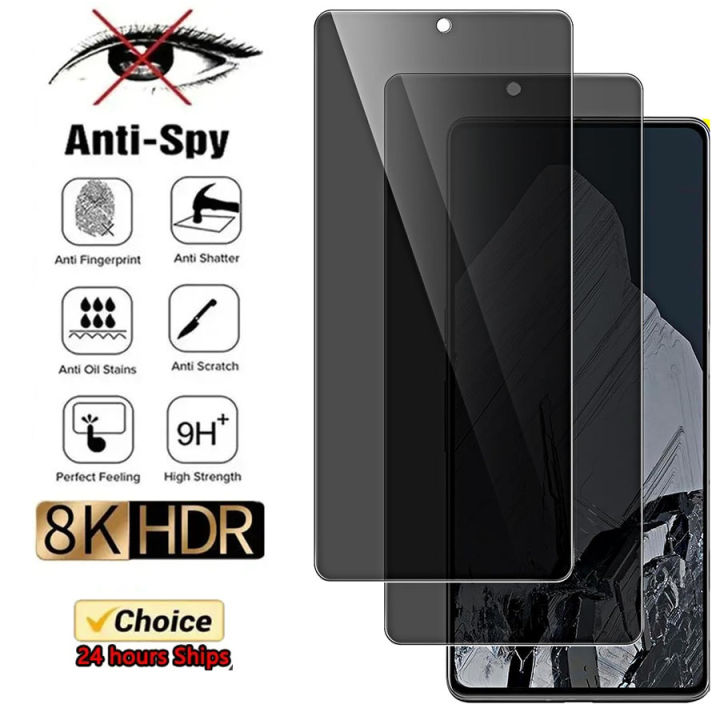 Glass Googl Spy Tempered Glass L 5a 47a 4 XPixel 3D Anti e Pixel 6a 4 5a 5a 5G Privacy Screen Protector for Google 7 8 Pro 5 A 4G Privacy Screen Protector