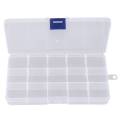 HAOEN Electronic Components 15 Slots detachable plastic cases boxes. 