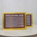 Kids Saving Box – 10,000 PKR Money Saving Challenge Chart for Children I Fun Learning Wooden Cash Box by Mister Traders  Brand I Saving Box I Saving Box For Money I Saving Money Box I Money Box I Money Saving Box. 