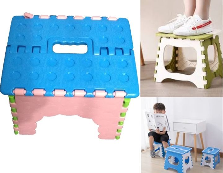 CHILDREN PORTABLE STOOL (L003) | Folding Step chair Plastic Durable ...
