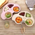 【DM bag factory Store】Baby Feeding Dishes Tray Tableware Toddler Cartoon Car Food Plates Kids Plate Children Bowl Plate. 