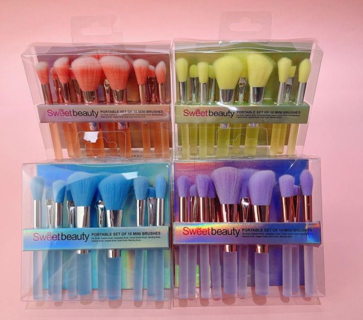 Makeup Brushes Travel Fantasy Mini Set 10 In 1