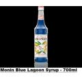 Monin Blue Lagoon Syrup  Pure Extract of Flavor - 700ml (𝐢𝐦𝐩𝐨𝐫𝐭𝐞𝐝 & 𝐨𝐫𝐢𝐠𝐧𝐚𝐥). 