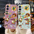 Chenyyka For Infinix Smart 4 Smart 4C Case Cartoon Crayon Shin-chan New Luxury Plating Phone Cases Square Edge Pattern Design Plated Shell Camera Lens Protection Shockproof Cover. 