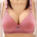 Classic Padded Bras Adjustable Straps Plus Size Wire Free  Cotton Soft Foam Padded Bras Back Closure Big Size bra for women and girls Cup Size B C D Size 36 To 50 (we can send any color). 