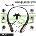 Wireless Bluetooth5.3 Neckband Earphones Painless Wear Neck Hanging Sport Headset in Ear Earbuds Stereo Headphones with Mic Support TF Card for Driving Running. 