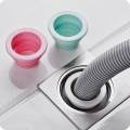 【FUN LIVE】 3Pcs Long Kitchen Sewer Seal Pipe Deodorant Sealing Plug Washing Machine Drain Pipe Floor Drain Plug 6X3.5Cm. 