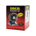 Sogo Long Neck Headed Fan  360° Adjustable - Single Head, Dual Head, Three Head - Car Cooling Fan. 