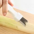 New kitchen Slicers utensils Onion Slicer Cutting Aid Holder Guide Slicing Safe Fork Onion Cooking Accessorie-White. 