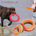 Pet EVA Fly Discs Dog Training Ring Outdoor Interactive Game Puller Resistant Bite Floating Toy Products Motion Products Supply. 