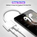 MH030 Lightning to 3.5MM Bluetooth Adapter Jack Audio With Charging for ios. 
