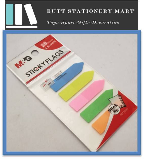 Post%20it%20Sticky%20Flags,%20100%20Sheets,%205%20colors,%2045%20x%2012mm%20-%20Image%202