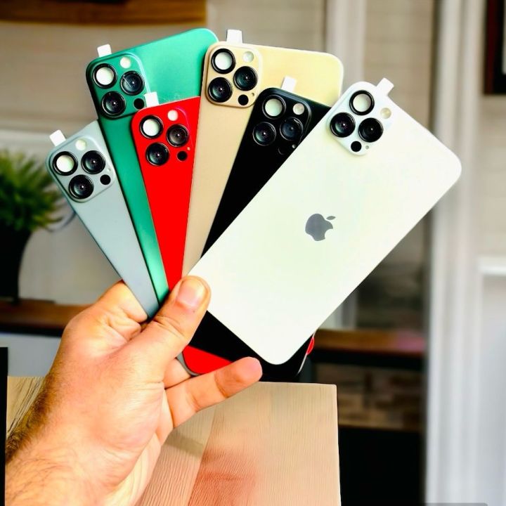 Premium iPhone XR to 13 PRO Back Protector Case with Camera Lens Cover - Durable Protective Skin