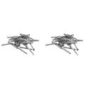 Stainless Steel Button Head Screw, Hex Socket Bolts Type:M3 / 3mm Bolt Size:M3 x 25mm Your Pack Quantity:60. 