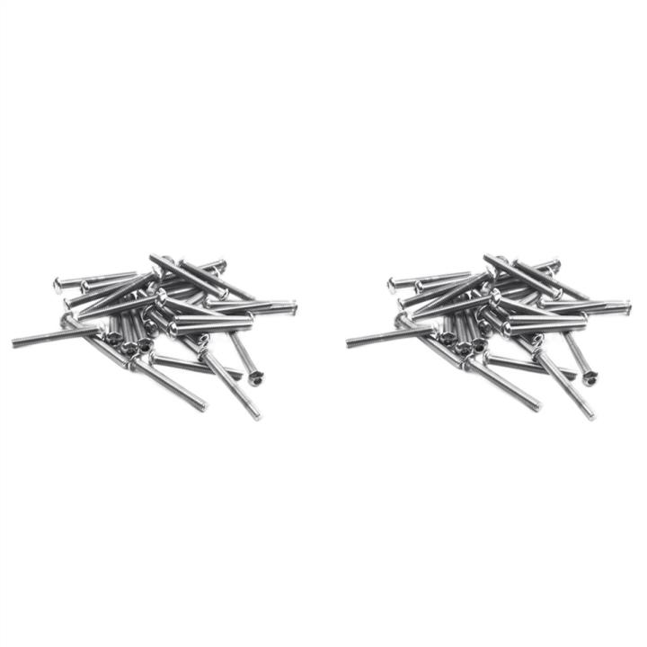Stainless Steel Button Head Screw, Hex Socket Bolts Type:M3 / 3mm Bolt Size:M3 x 25mm Your Pack Quantity:60