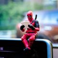 Deadpool Groot Anime Action Figure Sitting Posture Model X-Men Mini Doll Car Decoration Marvel Collection Figurine Toys Gift Golven Toy. 