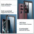 Waterproof Built-in Screen Protector Case For Samsung Galaxy S22 Ultra Full Protection Heavy Duty Shockproof Anti-Scratched Rugged Cover. 