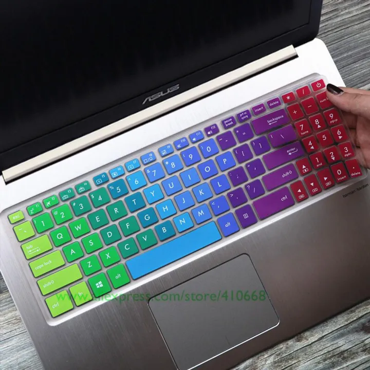 【3C VictoryEagle Store】Laptop Notebook Keyboard Cover Skin Protector Asus VivoBook Pro 15 YX570 YX570U/ZD N580G NX580V N580VD 15.6 inch