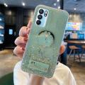 Phone Case OPPO Reno 6 4G Shiny Ring Back Cover Glitter Soft Transparent Doraemon Cases for OPPO Reno6 4G Back Cover Stars Moon Girls. 