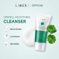 LAIKOU Centella Soothing Cleanser Gentle Cleansing Repairing Face Wash Facial Cleanser for Sensitive Dry Oily Skin 50g. 