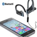 Panasonic Wings Wireless Bluetooth in Ear Earbuds Sport Headphones with Mic + Controller and Flashing LED's RP-BTS50-K (Jet Black), IPX5 Water Resistant. 