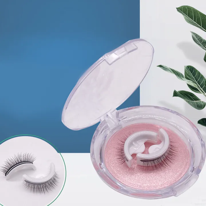 Reusable Self-Adhesive Eyelashes Without Glue Natural Fluffy False Eyelashes HEQING