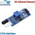 IR Infrared Obstacle Avoidance Sensor Module | Adjustable Sensitivity | 3-Pin Interface. 