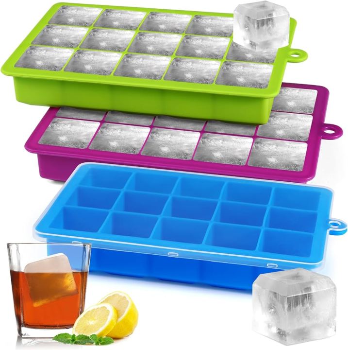 Magic Ice Cube Maker Genie Silicone Rubber Ice Tray Mold