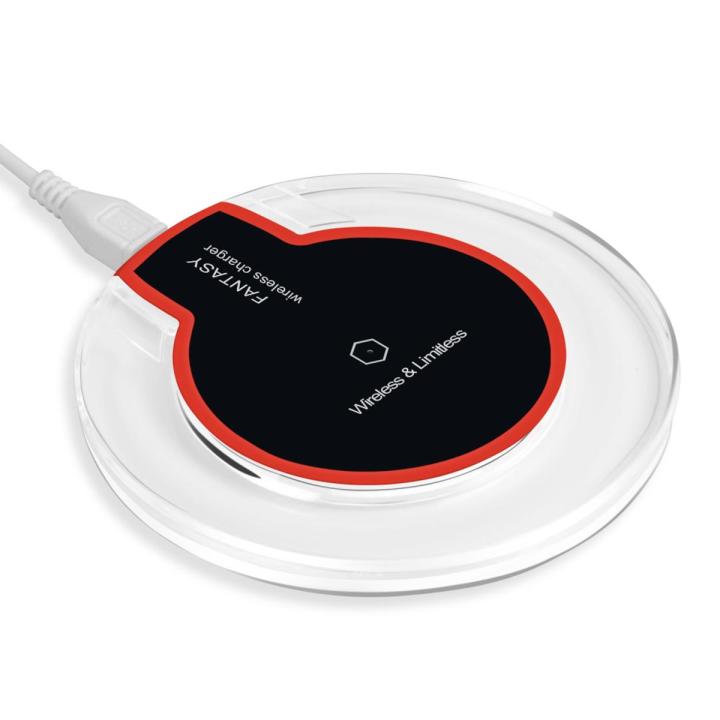 LED Wireless Charger For iphone 11 7 Plus Wireless Charging Adapter For Samsung S9 S9 Ultra Thin Qi Wireless Charger Receiver