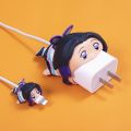 【Happier】Hot selling Bags and Travel Travel Travel Accessories Organizer Sets Demon Slayer Protector Cable Charger Anime Cute Organizer Cartoon USB Cable Protector Set Kawaii Cable Bite For Iphone 12. 