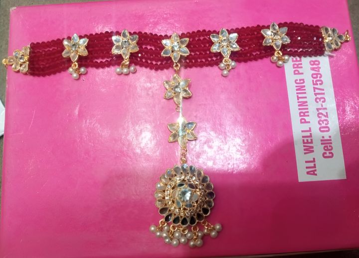 Best%20quality%20beautiful%20band%20matha%20patti%20with%20Kundan%20work%20elegant%20design%20-%20Image%205