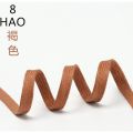 (2pcs) Color Flat Waxed Laces for Shoes, Sports Basketball, Shoes Sail. 