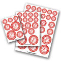 Custom 10 Sticker Sheets , Whole Sale Sticker’s, Upload Your Design. 