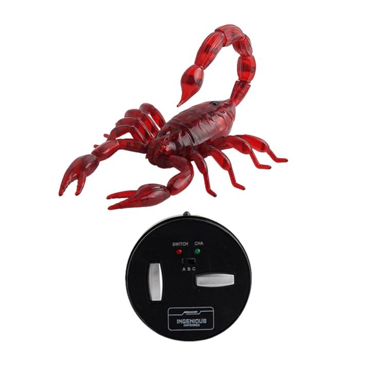 Nerhorer- Realistic Rc Spider Realistic Remote Control Spider Toy for Prank Wireless Rc Tarantula Scorpion Robot with Crawling Movement Fun Electric Animal Toy for Kids Adults Perfect Halloween Gift Prank