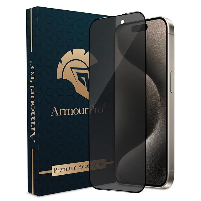 Iphone 16 Pro Max Privacy Screen Protector 9d 11d 21d tempered glass OG HD Scratch & Smudge-Resistant Surface