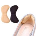 1 pair Butterfly Insole Pair Heel Liner Grips Protector Anti Keep Abreast Heel Pads Foot Care Insert Cushion. 