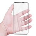 For Samsung Galaxy S10 (5G) Full Glue 3D Tempered Glass Screen Protector with Fingerprint Scanner - Black. 