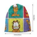 Garfields Cat Funny Meme Skullies Beanies Caps Cool Winter Warm Women Men Knit Hats Adult Unisex Cartoon Comic Bonnet Hats. 