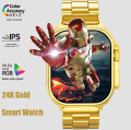 G9 Ultra Pro 2.03HD Screen Gold Smart Watch Ultra Series 8 NFC Bluetooth Call Men and Women Smartwatch Watch Ultra Wireless Charging. 