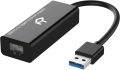 Ránkie USB Network Adapter, USB 3.0 to RJ45 Gigabit Ethernet Internet Adapter, Black. 