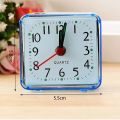 Night Light Twin Bell Silent Home Room Decoration Square Alarm Clock Quartz. 