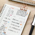 2021 Notebooks Agendas Planner Diary Weekly Spiral Organizer Libretas A5 Note Books Monthly Kraft Paper Schedule Filofax. 