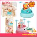 【New】 ZAPPO Baby Bath Toy Electric Rotating Cup Water Spray Lion Rabbit Bumper Boat Water Play Toy. 