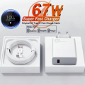 [Original] 6A Redmi_67W Turbo Wall Charger For Xiaomi 10 11 12 Lite 13T Redmi Note 10S 11T 12T 13 Pro POCO *Show Percentage* Charge With Type-C USB Charging Cable. 