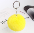 Pack of 3 Pom Pom Keychains Fluffy for Girls. 