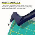 Gyro Cut Craft Tools Stainless Steel Gyro Cutter 360-degree Paper Knife Gyro-cut Pro Safety Cutter Art Cutting Tool. 