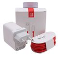 One Plus Charger 65W PD Power Adapter + Type-C to Type-C Data Cable - Orignal Warp Charge Fast Charging for One Plus Devices. 