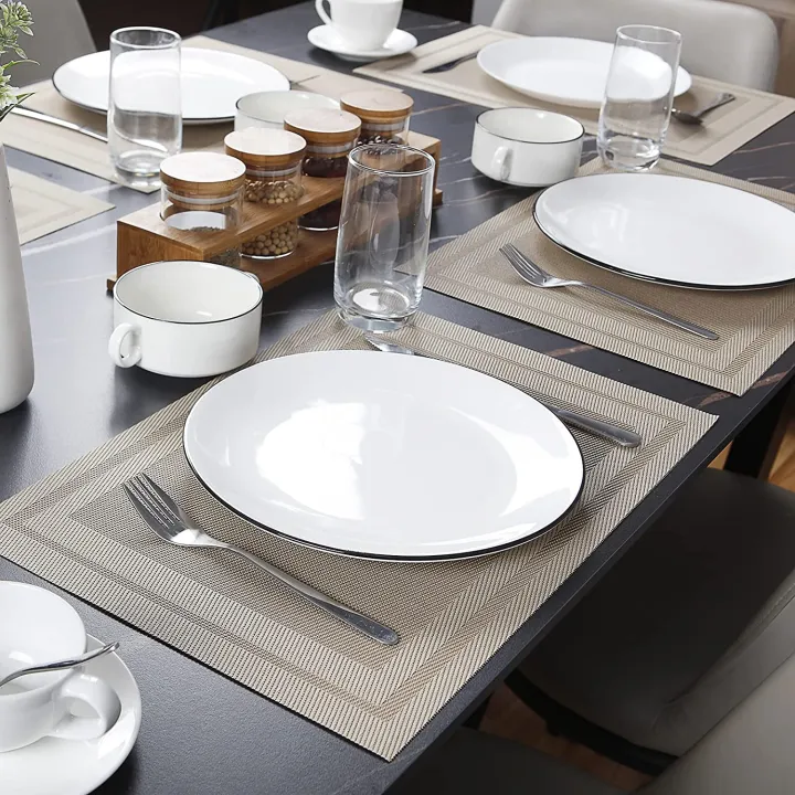 7Pcs%20Table%20Mat%20&%20Table%20Runner%20Set%20Heat%20Resistant%20Placemats,%20Stain%20Resistant%20Washable%20PVC%20Table%20Mats%20for%20Dining%20Table%20Woven%20Placemat%20-%20QS%20Bedding%20-%20Image%206